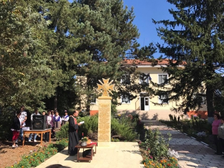 Unveiling of a monument to the fallen soldiers from the village of Slaveevo