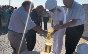 Капсула с пръст от родните места на героите вградиха в Мемориала край с. Козлодуйци 
